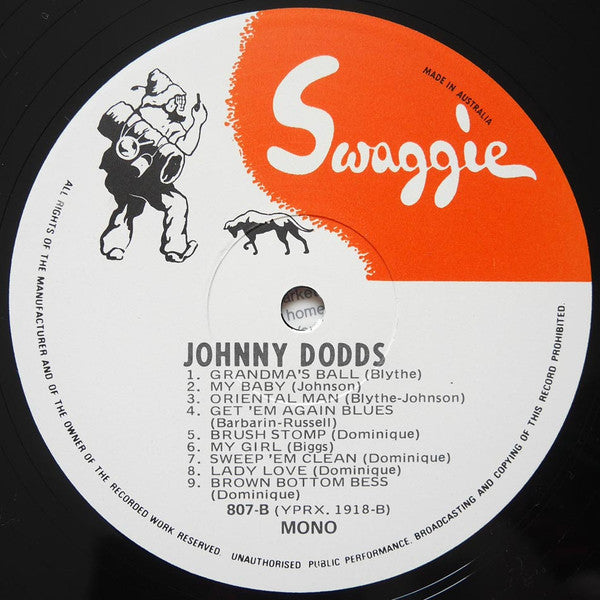 Johnny Dodds : 1926-1928 (LP, Comp)