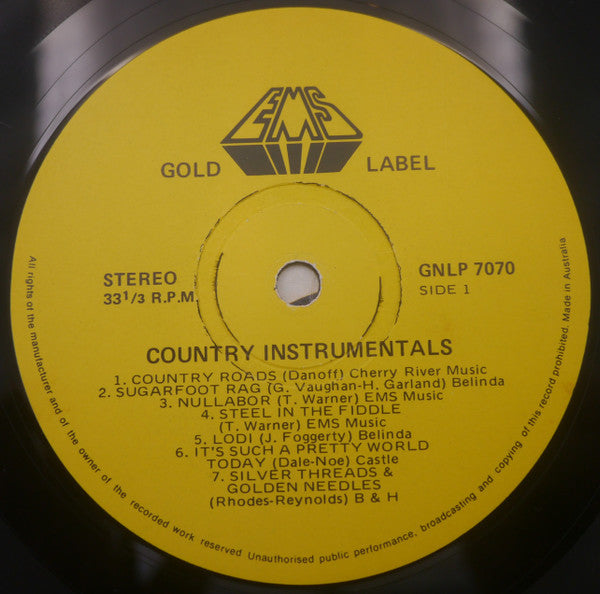 Trev & Dennis : Country Instrumentals (LP)