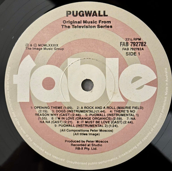 Peter Moscos : Pugwall - Original Music From the Television Series (LP, Album, Promo)