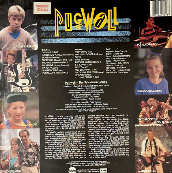 Peter Moscos : Pugwall - Original Music From the Television Series (LP, Album, Promo)