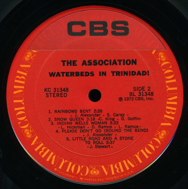 The Association (2) : Waterbeds In Trinidad! (LP, Album, Pit)