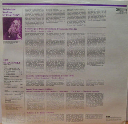 Igor Stravinsky, Soulima Stravinsky, RCA Victor Symphony Orchestra, RCA Victor Chamber Orchestra : Stravinsky dirige Stravinsky (LP, Comp, Mono)