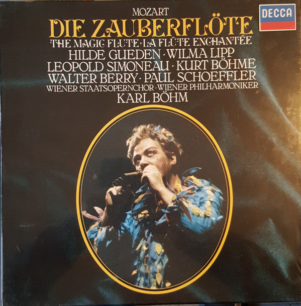 Wolfgang Amadeus Mozart, Hilde Güden, Wilma Lipp, Leopold Simoneau, Kurt Böhme, Walter Berry, Paul Schöffler, Wiener Staatsopernchor, Wiener Philharmoniker, Karl Böhm : Die Zauberflöte = The Magic Flute = La Flûte Enchantée (3xLP + Box)