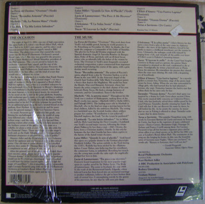 Luciano Pavarotti : Pavarotti In London (Laserdisc, 12", S/Sided, Album, RM, NTSC)