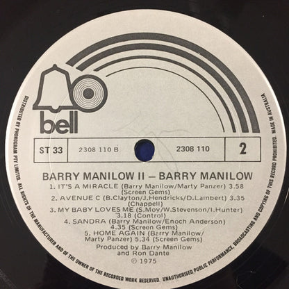 Barry Manilow : Barry Manilow II (LP, Album)