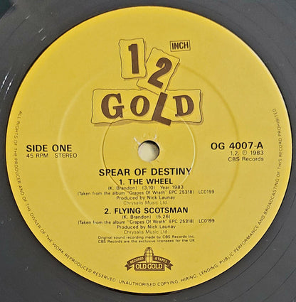 Spear Of Destiny : The Wheel / Flying Scotsman / Prisoner Of Love / Liberator (12")