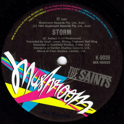 The Saints (2) : Just Like Fire Would (7", Single)