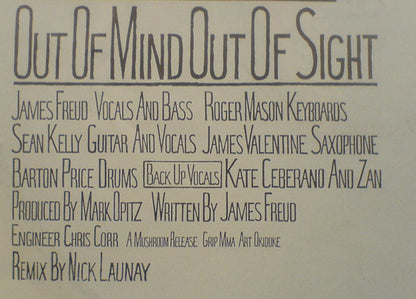 Models (2) : Out Of Mind Out Of Sight (12", Single, Ltd)