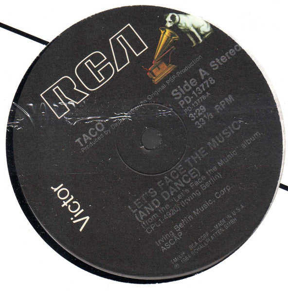 Taco : Let's Face The Music (And Dance) (12")