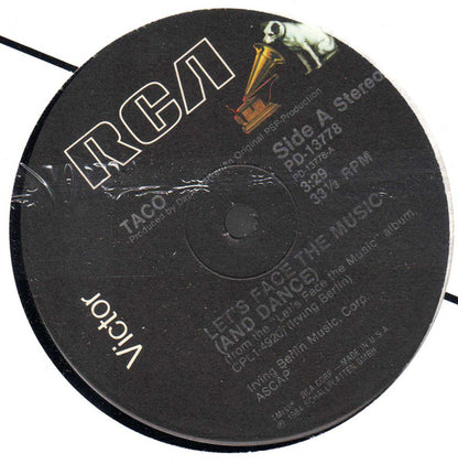 Taco : Let's Face The Music (And Dance) (12")