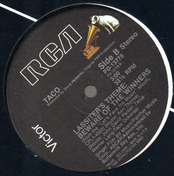 Taco : Let's Face The Music (And Dance) (12")