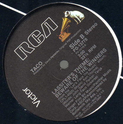 Taco : Let's Face The Music (And Dance) (12")