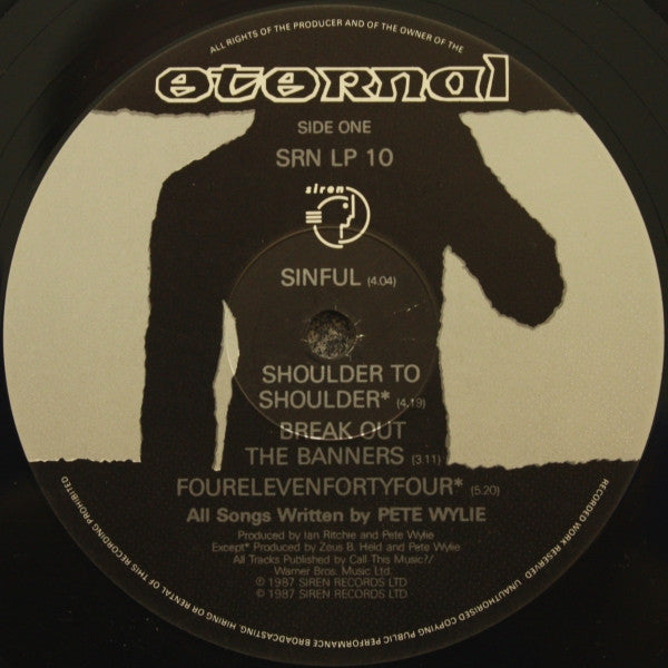 Pete Wylie : Sinful (LP, Album)
