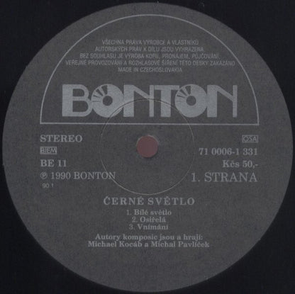 Michael Kocáb & Michal Pavlíček : Černé Světlo = Black Light (LP, Album)