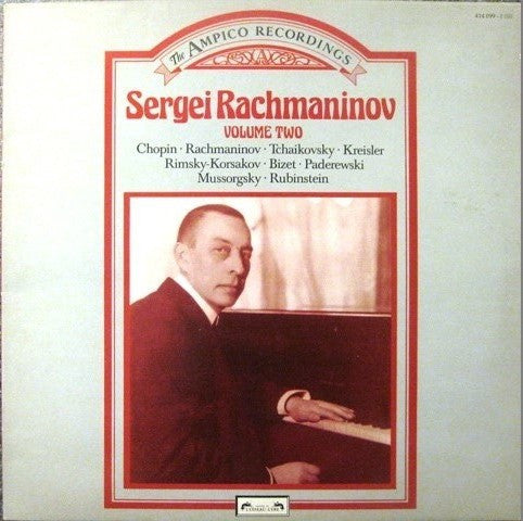 Sergei Rachmaninoff : The Ampico Recordings Volume Two (LP, Comp)