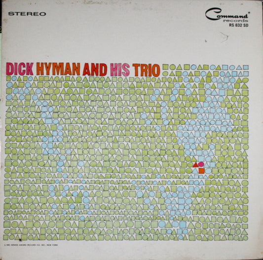 The Dick Hyman Trio : The Dick Hyman Trio (LP, Album, Gat)