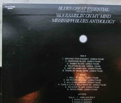 Various : Ramblin' On My Mind (Missippi Blues Anthology) (LP, Comp, Mono)