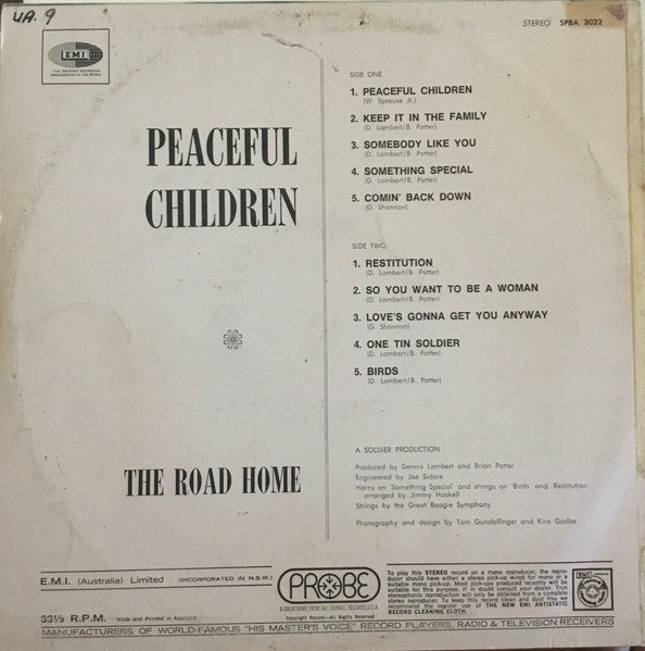 The Road Home : Peaceful Children (LP, Album)
