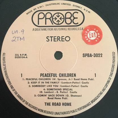 The Road Home : Peaceful Children (LP, Album)