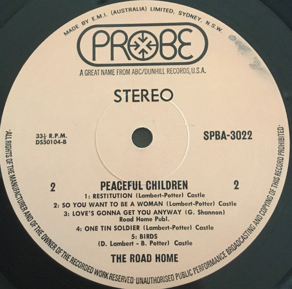 The Road Home : Peaceful Children (LP, Album)