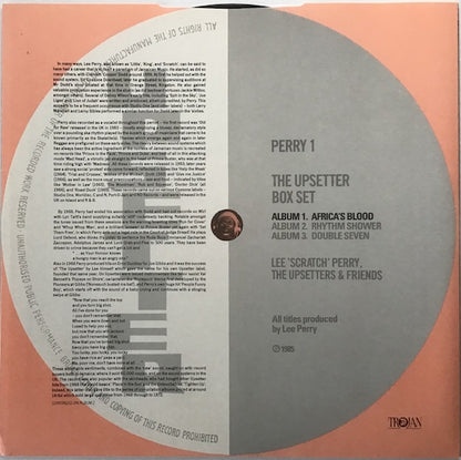 Lee 'Scratch' Perry*, The Upsetters & Friends* : The Upsetter Box Set (3xLP, Album, Orl + Box, Comp, Ltd, No )