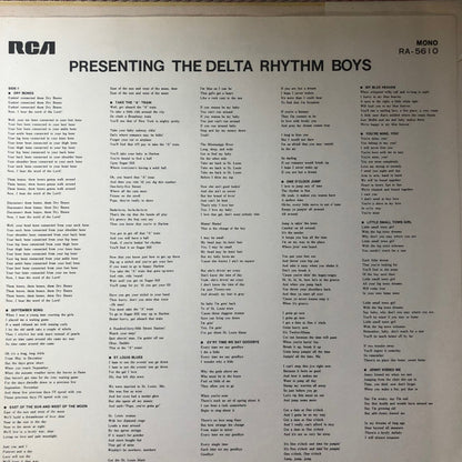 The Delta Rhythm Boys : Presenting The Delta Rhythm Boys (LP, Album, Mono)