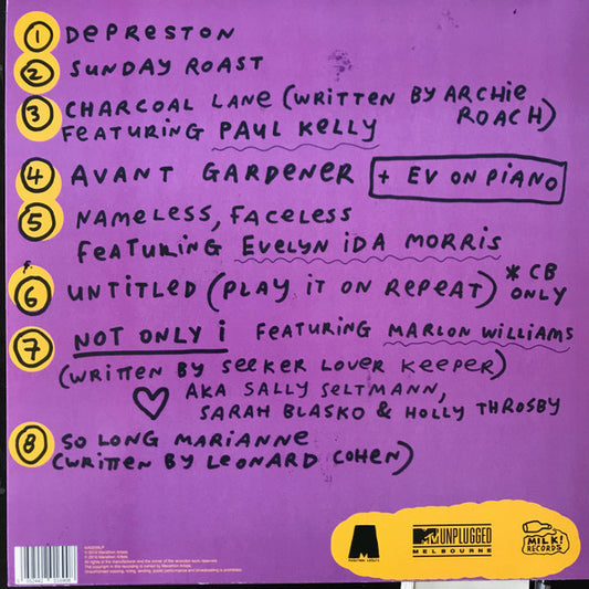 Courtney Barnett : MTV Unplugged (Live In Melbourne) (LP, Album, Aqu)
