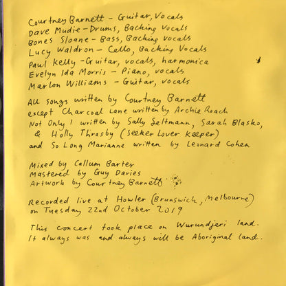 Courtney Barnett : MTV Unplugged (Live In Melbourne) (LP, Album, Aqu)