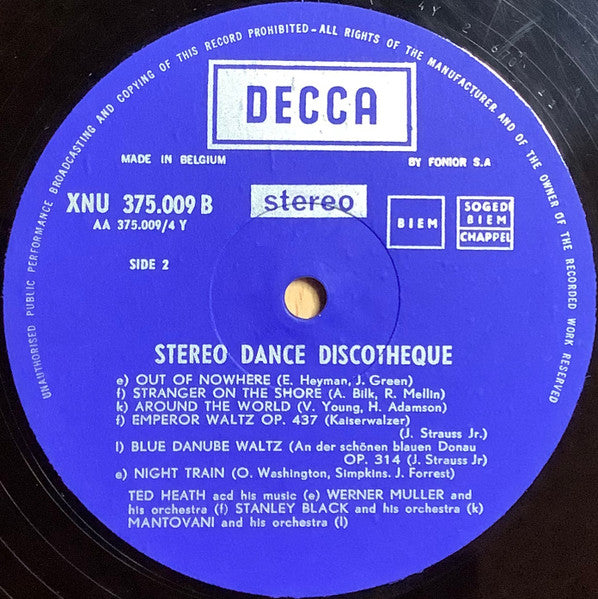 Various : Stereo Dance Discotheque (2xLP, BOX)