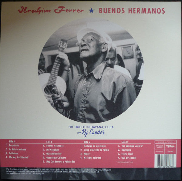Ibrahim Ferrer : Buenos Hermanos (2xLP, Album, RE, RM, S/Edition)