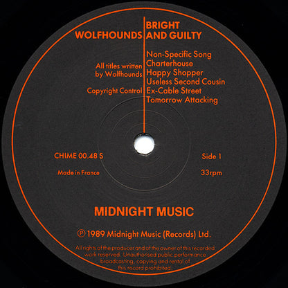 The Wolfhounds : Bright And Guilty (LP, Album)