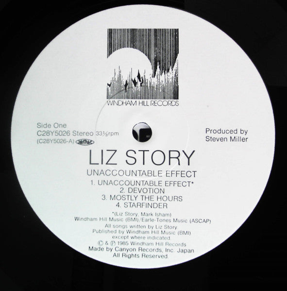 Liz Story : Unaccountable Effect (LP)