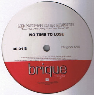 Les Maçons De La Musique : Now We Are Doing Our Own Thing EP (12", EP)