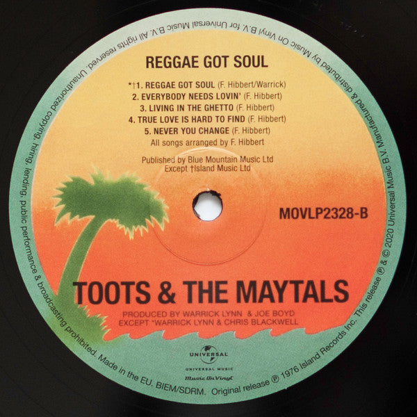 Toots & The Maytals : Reggae Got Soul (LP, RE)