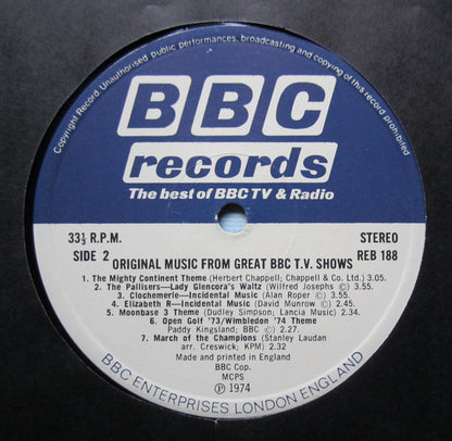 Various : Original Music From Great BBC TV Shows (LP, Comp)