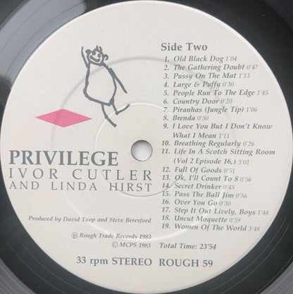 Ivor Cutler And Linda Hirst : Privilege (LP, Album)