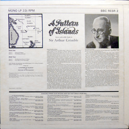 Sir Arthur Grimble : A Pattern Of Islands (LP, Album, Mono)