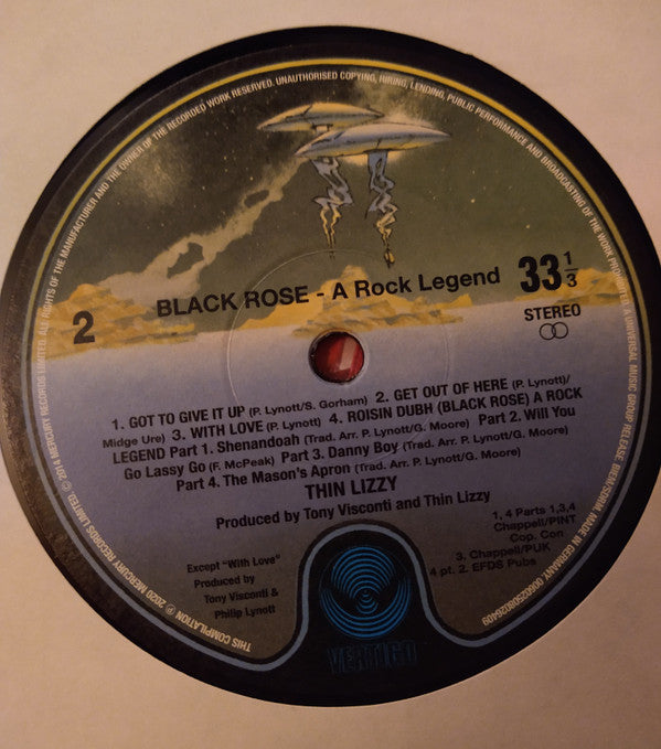 Thin Lizzy : Black Rose (LP, Album, RE, 180)