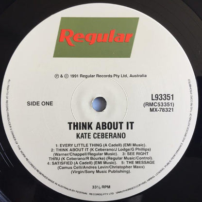 Kate Ceberano : Think About It (LP, Album)