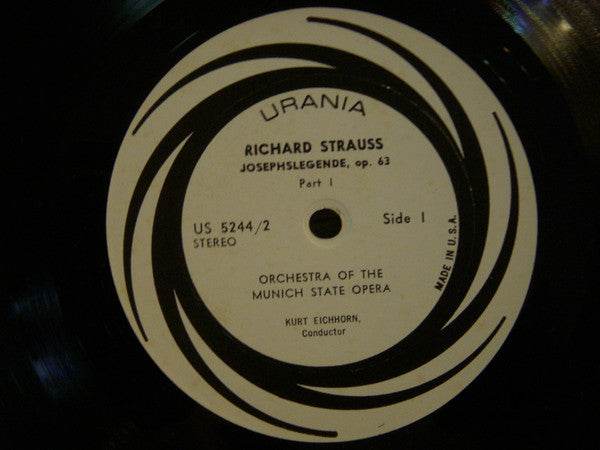 Richard Strauss, Bayerisches Staatsorchester, Kurt Eichhorn, Staatskapelle Dresden, Rudolf Kempe, Bavaria-Sinfonie-Orchester, Kurt Graunke : Josephslegende, Op. 63 /  Rosenkavalier Prelude Act 1, Prelude Act 3 / Festmarsch, Op. 1 (2xLP)