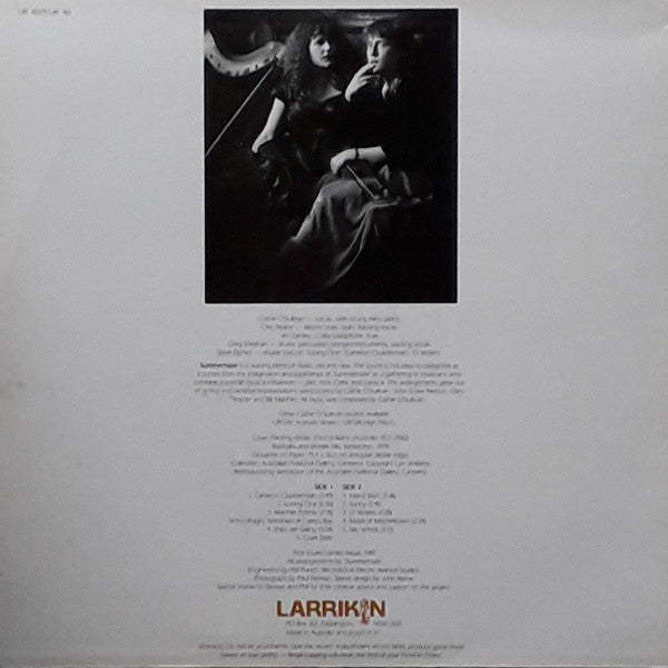 Cathie O'Sullivan, Summerhaze : Summerhaze (LP, Kan)