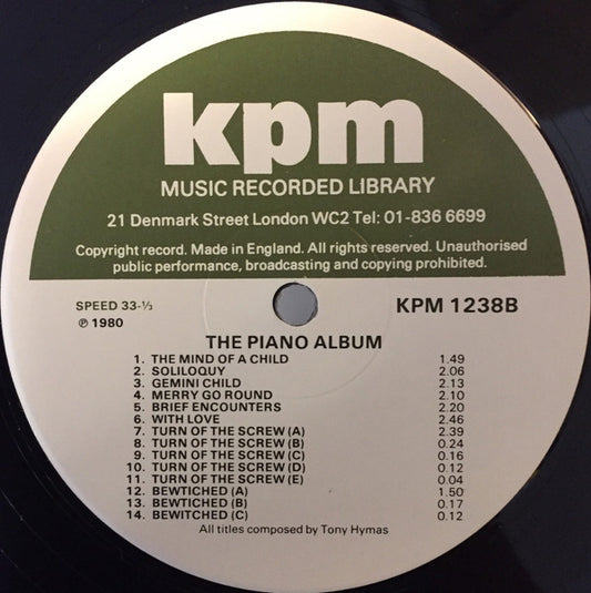 Tony Hymas / John Arkell : The Piano Album (LP)