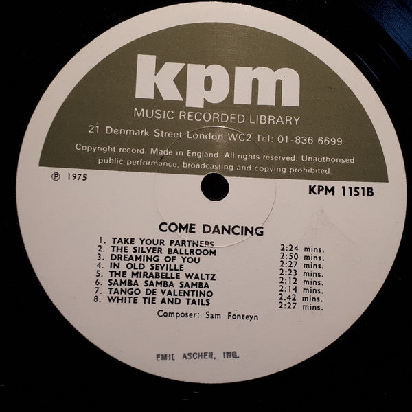 Sam Fonteyn : Come Dancing (LP)