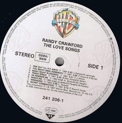 Randy Crawford : The Love Songs (LP, Comp)