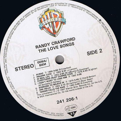 Randy Crawford : The Love Songs (LP, Comp)