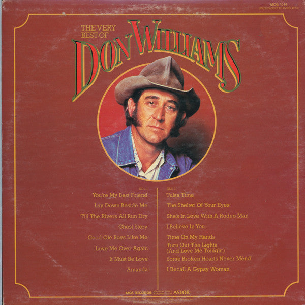 Don Williams (2) : The Very Best Of (LP, Comp)