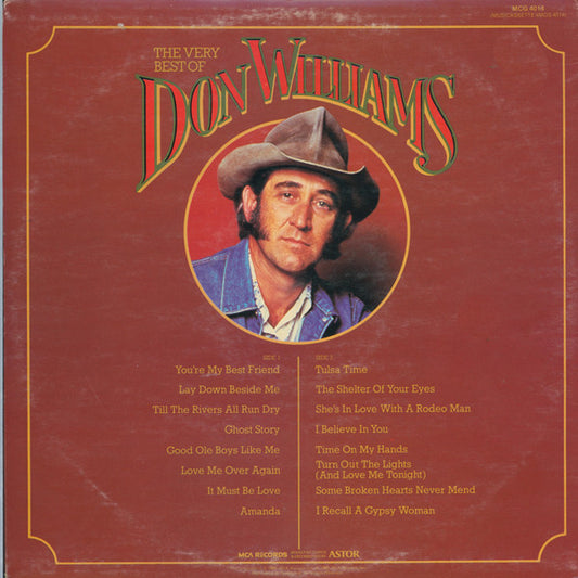 Don Williams (2) : The Very Best Of (LP, Comp)