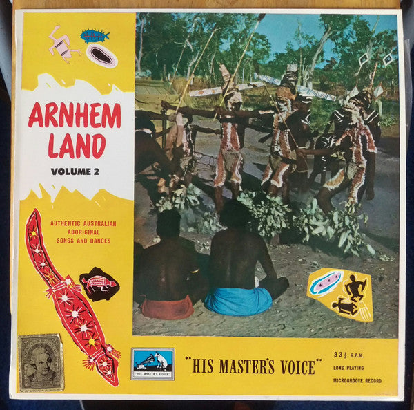 Australian Aborigines : Arnhem Land Volume 2: Authentic Australian Aboriginal Songs And Dances (LP, Mono)