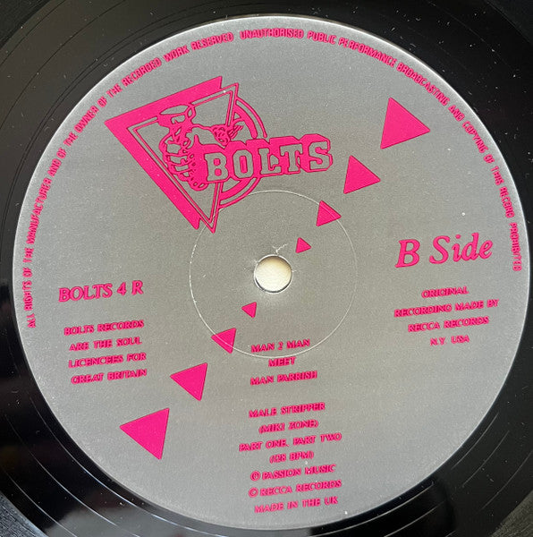 Man 2 Man Meets Man Parrish : Male Stripper (3 New Mixes Live Club Mix) (12")