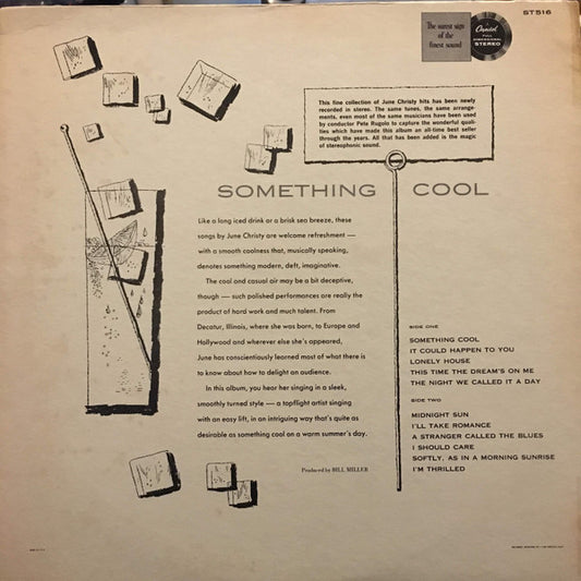 June Christy : Something Cool (LP, Album, RE, RP, Scr)